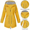 thumbnail image 1 of Womens Waterproof Raincoat Wind Outdoor Jacket Forest Coat, 1 of 1