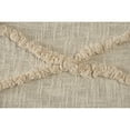 thumbnail image 4 of LR Home Birch/Cream Shag Diamond Lightweight Cotton Throw Blanket, 50" x 60", 4 of 9