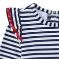 thumbnail image 2 of Sperry UPF 50+ Rash Guard One Piece Swimsuit Bathing Suit with Bucket Sun Hat (Baby Girls), Sizes 12M-24M, 2 of 7