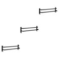 thumbnail image 4 of Youkk Rustproof Towel Bar Shower Towel Rack Kitchen Bathroom 2 Layer 40cm Regular 3Set, 4 of 6