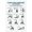 Unframe-style, variant on Chair Yoga Exercises for Beginners Poster Seniors Gentle Full Body Wall Art