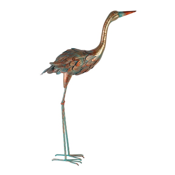 Elegant Low Head Cranes Sculpture Ornaments Statue Iron Decoration For Outdoor Landscape Lawns Parties Hallway Design