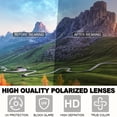 thumbnail image 3 of Bocaoying 3 Pairs Polarized Sports Sunglasses for Men Women, UV400 Protection Sunglasses with 3 lanyards, Lightweight Wrap Around Sun Glasses for Cycling Running Driving Fishing Golf, 3 of 7
