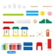 thumbnail image 5 of Juego de dominó Wondertoys, 1000 piezas, bloques de construcción de madera, 5 of 9