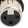 thumbnail image 4 of 3Pin XLR Female To Female Plug Audio Adapter For Microphone Headphone Amp, 4 of 10