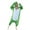 Green Frog, variant on Owl Pajamas Polyester CANASOUR Adult One-Piece Onesie Christmas Sleepwear for Women and Men Small