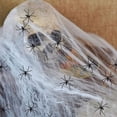 thumbnail image 4 of Décoration de Crâne d'Halloween, Ornement de Squelette Activé par la Voix Effrayante avec Yeux Rouges à LED et Fausse Araignée, Accessoires Décoratifs pour Maison Hantée, Décoration de Fête d'Halloween pour Intérieur Extérieur, 4 of 6