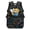 Bee Mathematical Pattern, variant on Uourmeti American Flag Horse Racing Theme Casual Fashion Bookbag, Polyester Fabric Waterproof Personalized School Backpack for Travel Work