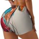 thumbnail image 1 of Balery Colorful Dachshund Art Pantalones cortos de entrenamiento estampados para mujer, sin costuras, ajustados, para gimnasio, yoga, correr, deportes, ejercicio activo, fitness.-Medium, 1 of 8