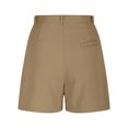 thumbnail image 5 of Ahdbta Bermuda Shorts for Women Dressy Casual Summer High Waist Pleated Wide Leg Work Trouser Shorts with Pockets and Belt, 5 of 6