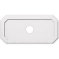 thumbnail image 1 of Ekena Millwork CMP32X16ED-04000 4 in. ID x 11 in. Rectangle Emerald Architectural Grade PVC Contemporary Ceiling Medallion, 1 of 1