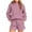 C-Purple, variant on GERsome Womens 2 Piece Outfits Sweatsuit Lounge Sets Oversized Hoodie Sweatshirt Shorts Tracksuit Set