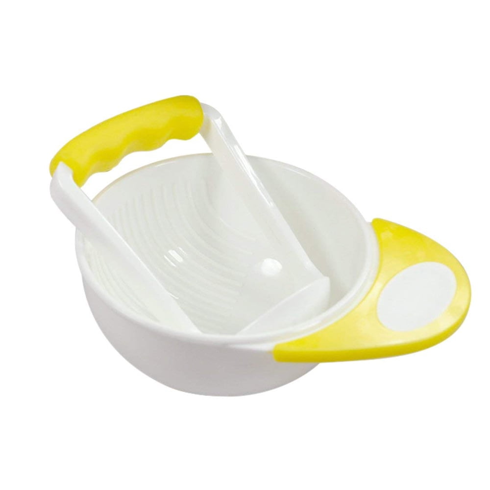 Jeobest Baby Food Grinding Bowl Baby Food Masher Bowl Baby Mash and Serve Bowl Baby Manual