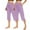Purple, variant on ShomPort 2 Piece Yoga Pants for Women Baggy Elastic Waist Capris Workout Lounge Gym Capri Pants with Pockets