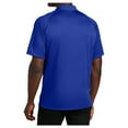 thumbnail image 2 of Yellow Rooster Men's Short Sleeve Dry Zone Raglan Male Polo Shirt True Royal XS, 2 of 5