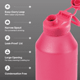 thumbnail image 4 of TAL Stainless Steel Ranger Water Bottle 64oz, Pink, 4 of 9