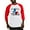 Red/White, variant on CafePress - God Bless Texas Baseball Jersey - Cotton Baseball Jersey, 3/4 Raglan Sleeve Shirt