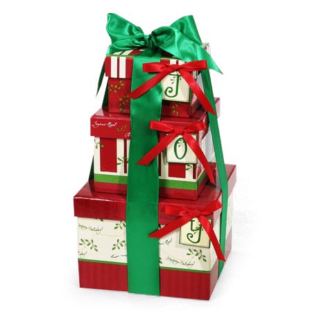 Sweets of Christmas Gift Tower
