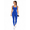 Blue, variant on Women’s One Piece Workout Jumpsuit, Sleeveless Bodycon Yoga Bodysuit, Full Length Gym Fitness Unitard
