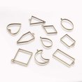thumbnail image 1 of Autorización：Colgantes de bisel abierto Hallazgos de joyería Molde de resina geométrico surtido para hacer joyas de abalorios DIY y aretes de aleación Collar Pulsera (Bronce) Adepaton LRWJ173-2, 1 of 4
