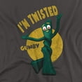 thumbnail image 2 of Gumby T-Shirt Twisted Unisex Graphic Tee For Men & Women, 2 of 7