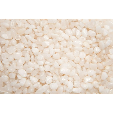 Milky Quartz Crystal Fantasia Crystal Vault: 1/2 lb High Grade Milky Quartz Tumbled Stones - XXSmall - 0.25