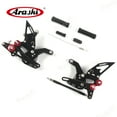 thumbnail image 2 of Arashi (Version 2.0) Reversed / GP Shift Rearsets for Kawasaki Z900 ZR900 2020 2021 2022 2023 Motorcycle Accessories Adjustable Footrests Foot Peg Rear Sets Z 900 Black, 2 of 6
