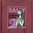 thumbnail image 3 of The Nightmare Before Christmas - Sally Scream Queen - Women's Lightweight French Terry Long Sleeve Shirt, 3 of 5