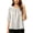 White, variant on Women's Spring Summer Loose Half Sleeve Pullover Round Neck Blouse – Casual Breathable Short Sleeve Top for Daily