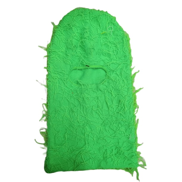 Pasamontañas desgastado - Tejido de punto, de invierno, resistente al viento, para hombre y mujer.
