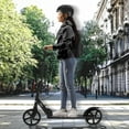 thumbnail image 6 of HALO Rise Above Supreme Big Wheel (8") Scooter - Black - Adults and Kids - No Assembly - Unisex, 6 of 8