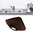 thumbnail image 2 of Dekaim Kitchen Sink Rack, Multifunctional Kitchen Sink Corner Draining Rack Storage Organizer Accessories(Coffee), 2 of 7