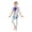 Silver, variant on Kids Boys Girls Alien Robot Astronaut Space Cadet Fly Sleeve Metallic Shiny Jumpsuit for Theme Party Carnival Silver 6