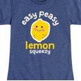thumbnail image 3 of Instant Message - Easy Peasy Lemon Squeezy - Girls Toddler And Youth Short Sleeve Graphic T-Shirt, 3 of 6