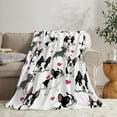 thumbnail image 6 of French Bulldog Blanket for Girls Boys Women Gifts for French Bulldog Lovers Cute French Bulldog Throw Blanket for Kids Adults Ultra Soft Cozy Fleece Blanket for Couch Sofa \u200bBed 50"x60", 6 of 6