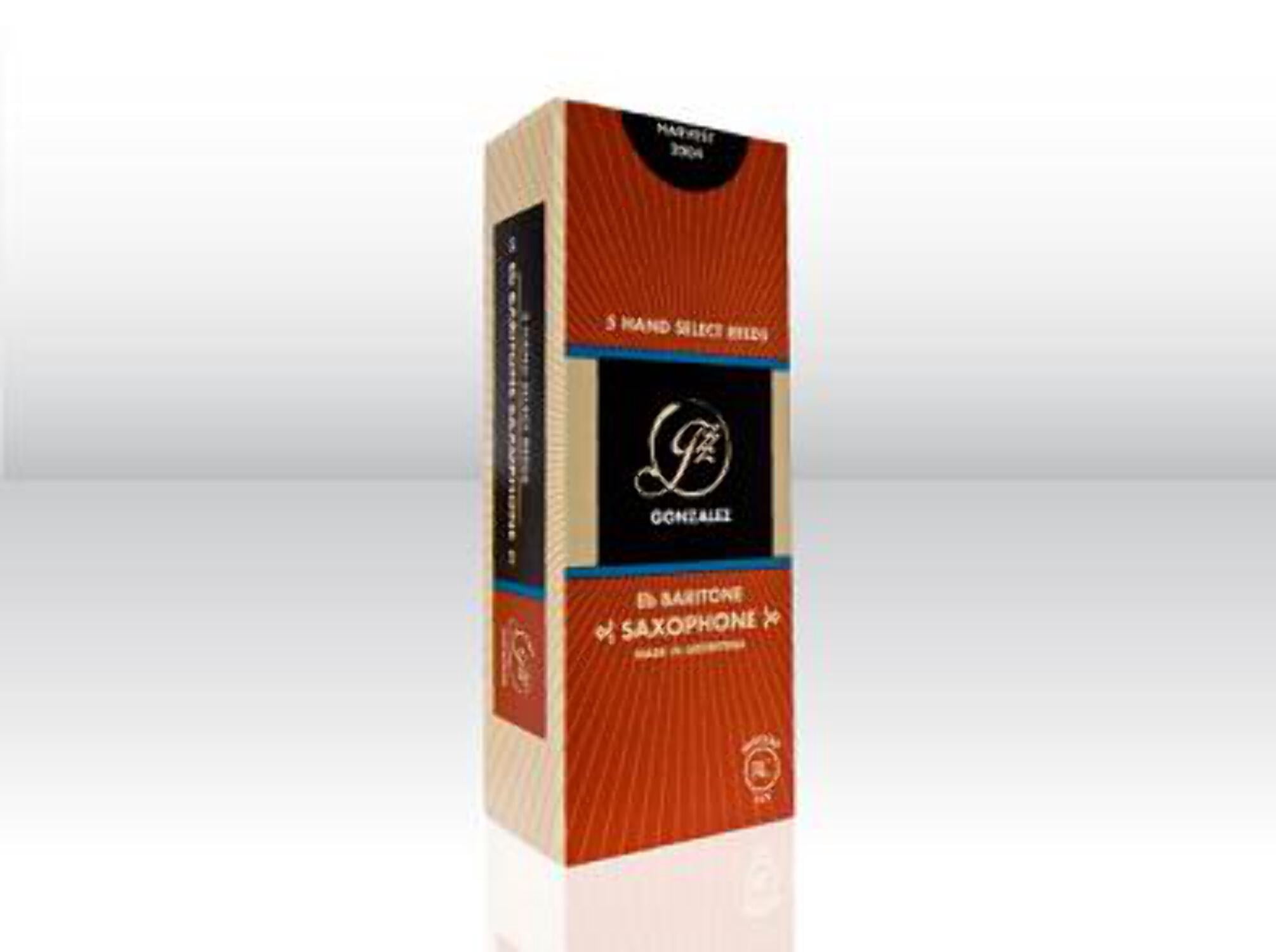 Gonzalez Baritone Saxophone Reeds (Box of 5, #2)