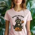 thumbnail image 5 of Spooky and Feral Raccoon Graphic T-Shirt, Funny Unisex Animal Halloween Tee , Black, Size S, 5 of 6