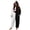 Z35-White2, variant on LILIYA Hooded Halloween Onesie, Color Block Jumpsuit for Adults, Plush Loungewear with Deep Pockets, Relaxed Fit 1-Piece Bodysuit, Cozy Holiday Sleepwear for Couples