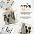 thumbnail image 6 of Autumn Alley Rustic Wall Hooks with Rattan Design – Set of 4 Decorative Wood Frame Wall-Mounted Hooks, Dual Metal Hooks for Coats, Hats, Towels, Bags, and More – Boho Farmhouse Style Home Décor, 6 of 8