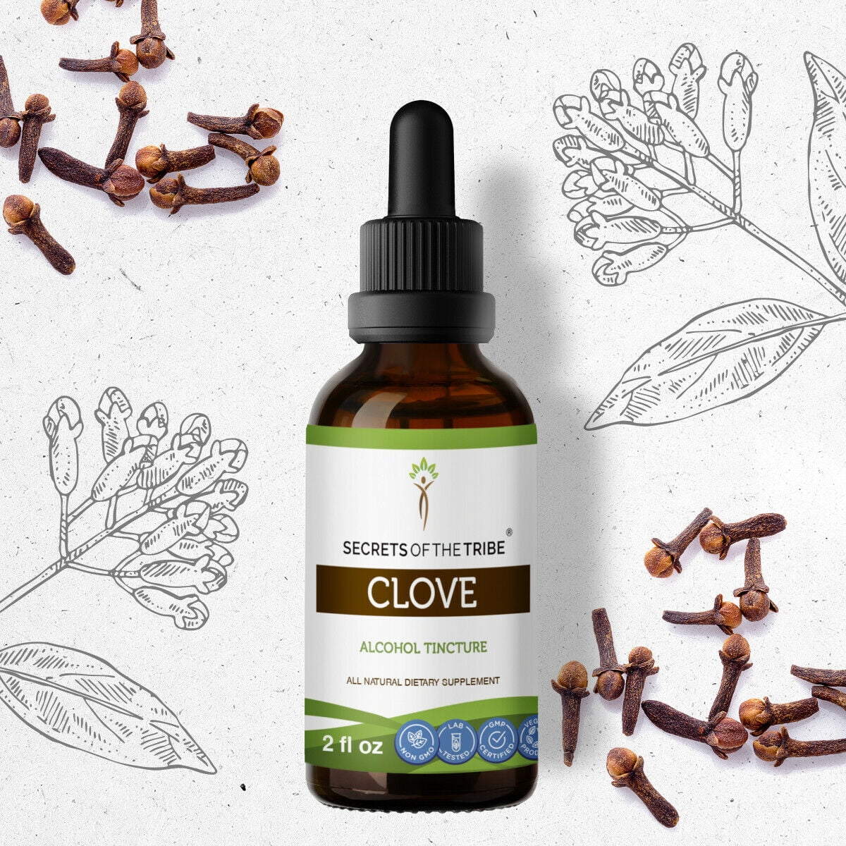 Clove Tincture Alcohol Extract, Organic Clove Ding xiang, Syzygium
