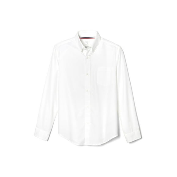 French Toast Chemise Oxford à Manches Longues Garçon (Standard & Husky), Blanc, 12 Husky