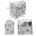 thumbnail image 4 of Bibliophile Stand Mixer Cover, Cartoon Drawn Little Book Lover Wise Koala Bear Animals Composition, Kitchen Appliance Organizer Bag Cover with Pockets, 5 Quarts, White and Multicolor, by Ambesonne, 4 of 4