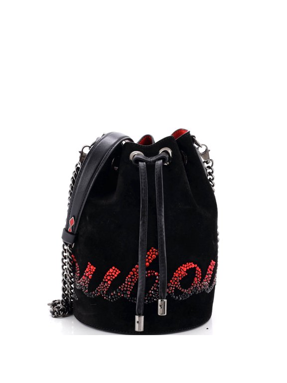 Pre-Owned Marie Jane Bucket Bag Embellished Suede By Rebag