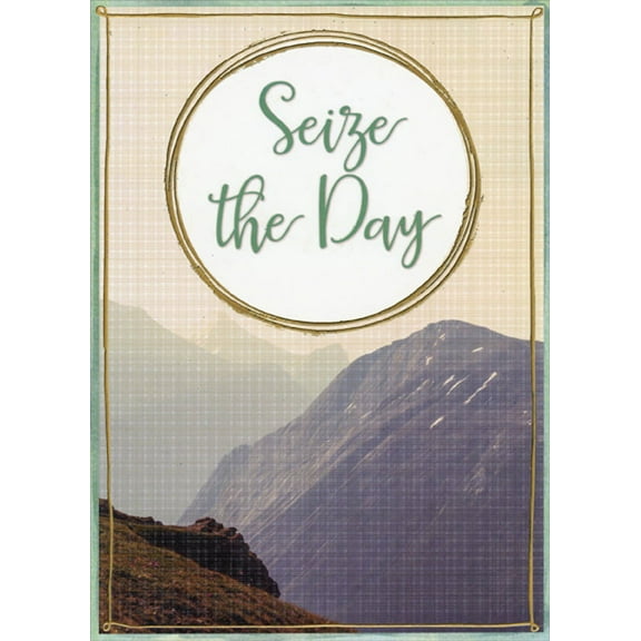 Designer Greetings Seize The Day : Mountain Photograph Law School Graduation Congratulations Card