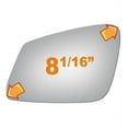 thumbnail image 2 of Burco Side View Mirror Replacement Glass - Clear Glass - 4294, 2 of 3