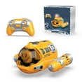 thumbnail image 1 of WLOELOEW Yellow Remote Control Spray Motor Boats Double Propellers Remote Control Boats Pool Tub Remote Control Water Summer Toy Boats, 1 of 9