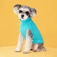 thumbnail image 4 of Dog Sweater, Fall Winter Warm Puppy Clothing, Soft Knitted Pet Coat, Cozy Dog Apparel, Stretchable Pet Sweater, Knitted Outfits, Solid Color Sweater for Small Medium Large Dogs Cats, 4 of 7