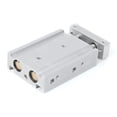 thumbnail image 1 of LYUMO Double‑Rod Air Cylinder,Pneumatic Cylinder,Double‑Rod Air Cylinder Guide Rod Plate Double Guided Pneumatic Slide Bearing Cushioned, 1 of 9