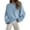 Blue, variant on Sweaters for Women Oversized Crewneck Long Sleeve Chunky Knit Pullover Sweaters Tops Trendy Fall Outfits
