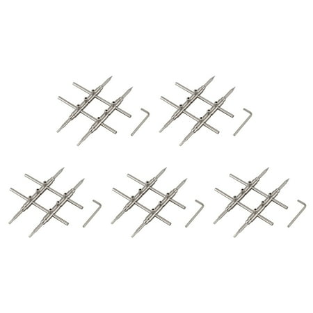 

5X Professional Curved Tips DSLR Camera Lens Spanner Wrench Repairing Opening Tool Stainless Steel for Most DSLR Cameras